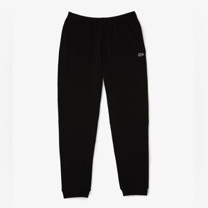 Lacoste Tapered Fit Black Joggers Organic Cotton Fleece Men’s Size 34